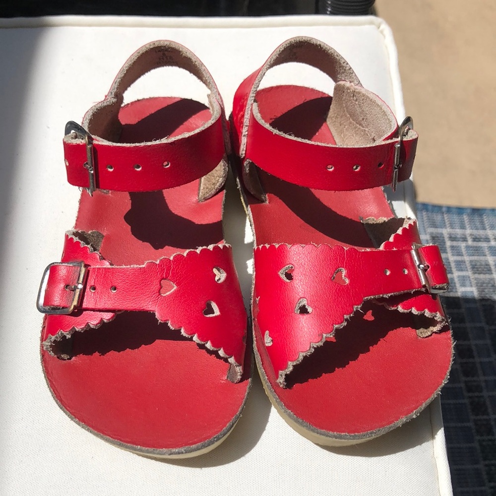 Salt water toddler sandals.